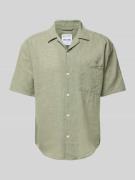 Relaxed fit vrijetijdsoverhemd met 1/2-mouwen, model 'CAIDEN'
