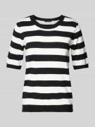 Gebreide pullover met 1/2-mouwen