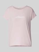 Loose fit T-shirt met extra brede schouders