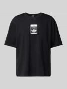 T-shirt met labelprint