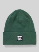 Beanie met labelpatch