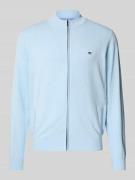 Gebreid jack met ritssluiting