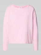 Relaxed fit sweatshirt van katoenmix