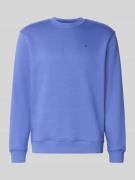 Regular fit sweatshirt van katoenmix