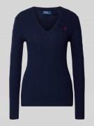 Gebreide pullover met kasjmier, model 'KIMBERLY'