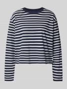 Loose fit shirt met lange mouwen van puur katoen