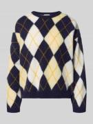 Gebreide pullover met ribboorden, model 'VITOW'