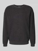 Sweatshirt met ribboorden, model 'BOBYPARK'