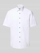 Comfort fit zakelijk overhemd met kentkraag