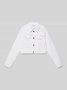 Regular fit jack met pailletten