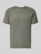 Regular fit T-shirt met flatnocknaden, model 'TEE ACTIVE 1'