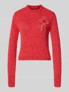 Regular fit gebreide pullover van puur katoen, model 'IGELO'