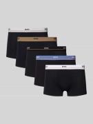 Boxershort van katoenmix in een set van 5 stuks, model 'ESSENTIAL'