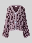 Gebreid jack met knoopsluiting, model 'VITOW'