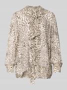 Relaxed fit blouse van pure viscose, model 'Canapa'