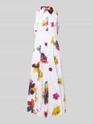 Midi-jurk met steekzakken, model 'ERNEST'