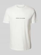 T-shirt met labelprint