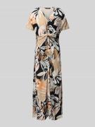 Maxi-jurk met V-hals