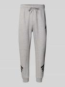 Slim fit sweatbroek met logoprint