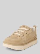 Sneakers met labeldetails, model 'LOWMEL'