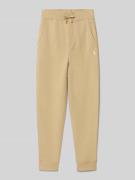 Regular fit sweatpants van katoenmix