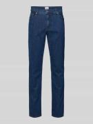 Straight fit jeans met 5-pocketmodel, model 'Chuck'