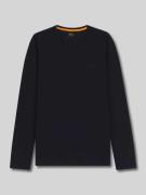 Regular fit shirt met lange mouwen en wafelstructuur, model 'TEMPESTO'