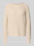 Gebreide pullover met structuurmotief