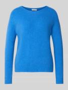 Gebreide pullover met ribboorden