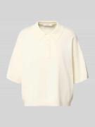 Oversized gebreide pullover met polokraag, model 'talla'