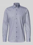 Slim fit zakelijk overhemd van katoen met kentkraag