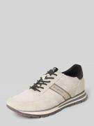Sneakers met labeldetail, model 'Philip'
