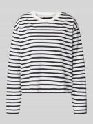 Loose fit shirt met lange mouwen van puur katoen