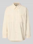 Overhemdblouse met knoopsluiting