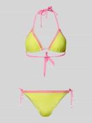 Bikini met siersteentjes, model 'Blucostora'