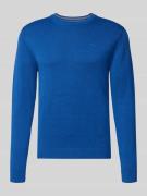 Regular fit gebreide pullover van zuiver katoen