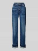 Straight fit jeans van katoenmix, model 'PARKWAY'