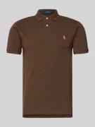 Slim fit poloshirt van puur katoen