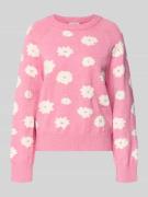 Gebreide pullover met ribboorden, model 'Alpie'