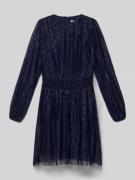 Knielange jurk met ronde hals