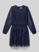 Mini-jurk met ronde hals