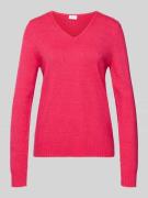 Regular fit shirt van lange mouwen van viscose in gebreide look, model...