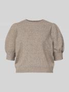 Regular fit gebreide pullover met ronde hals, model 'DOFFY'
