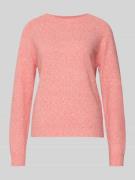 Regular fit gebreide pullover met ronde hals, model 'DOFFY'
