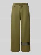 Wide fit sweatpants met logo-applicatie, model 'LO'