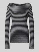 Slim fit shirt met lange mouwen van puur katoen