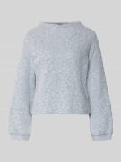 Sweatshirt met opstaande kraag, model 'Glimsa'