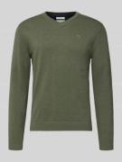 Regular fit pullover van puur katoen