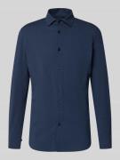 Slim fit zakelijk overhemd met knoopsluiting