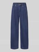 Wide leg loose fit jeans van katoenmix, model 'C_SLOUCHY'